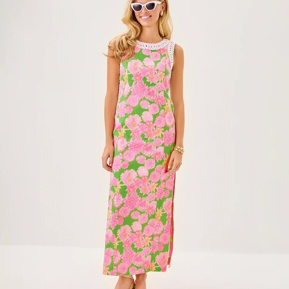 Lilly Pulitzer Sadie Maxi Romper Dress NWT Sz 14 - Picture 1 of 13